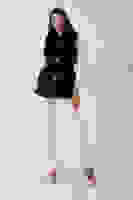 Siyah Yakası Peluşlu Tek Düğme Kapamalı Yelek 4579035.01 Siyah