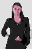 Siyah Yandan Bağlamalı Kadın Bluz 4202723.01 