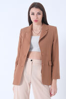 Sütlü Kahve Vatkalı Astarlı Blazer Ceket 0105110.374 