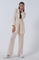 Taş Keten Pantolonlu Takım 0106319.50 