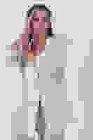 Taş Kolları Düğme Toparlamalı Keten Ceket 01051361.50 