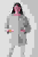 Taş Önü 4 Düğme Kapamalı Çift Cepli Kuşaklı Kap 940140187.50 Taş