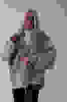 Taş Önü Bağlama Detaylı Yakası Kürklü Panço 47122475.50 Taş