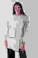 Taş Önü Kanguru Cep Detaylı Çizgi Dikişli Bisiklet Yaka Tunik 940170263.50 Taş