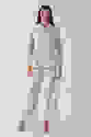 Taş Tunik Yaka Fermuar Kapamalı File Detaylı Pantolonlu Takım 4577283.50 Taş