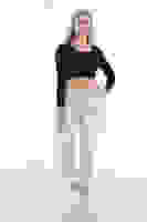 Taş Yüksek Bel Lastikli Pantolon 3101101.50 