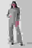 Vizon Omuz Apolet Detaylı Yakası İpli Tunik Pantolonlu Takım 4577281.34 Vizon