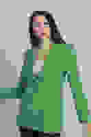 Yeşil Vatkalı Astarlı Blazer Ceket 0105110.07 