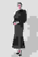 Zümrüt Bisiklet Yaka Belden Kuşaklı Elbise 4593266.123 