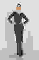 Zümrüt Kruvaze Yaka Boncuk İşlemeli Abiye 1302142.123 