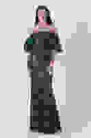 Zümrüt Pul Payetli Balon Kol Abiye 9705296.123 