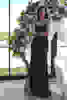 Zümrüt Taş İşlemeli Uzun Balık Abiye 0801056.123 Zümrüt